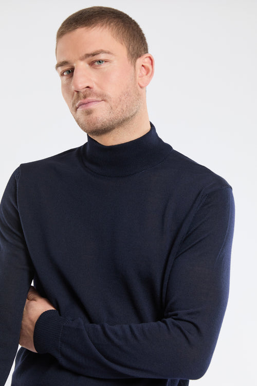 Pull col montant - laine mérinos - Armor-lux - 3