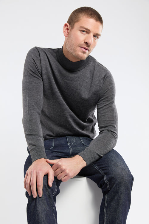 Pull col montant Bérac - laine - Armor-lux - 1