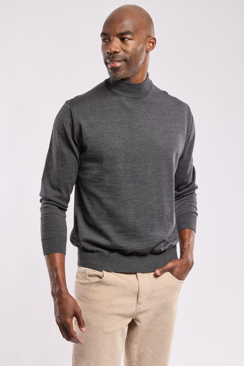 Pullover mit Stehkragen Bérac – Merinowolle - Armor-lux - 1