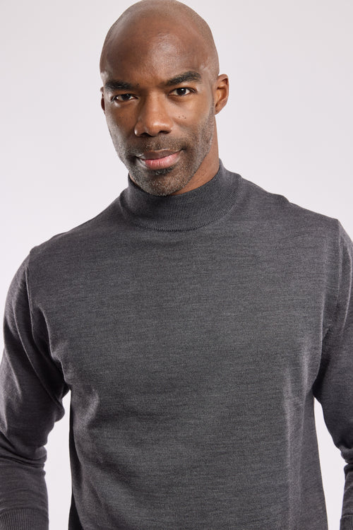 Bérac polo neck jumper – merino wool - Armor-lux - 2