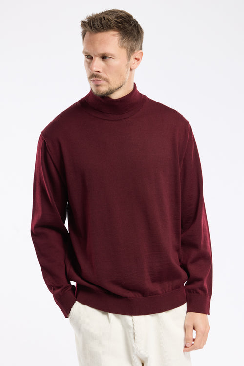 Pull col roulé - laine - Armor-lux - 1