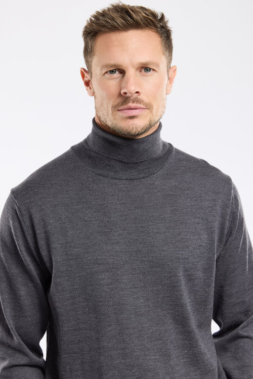 Pull col roulé - laine - Armor-lux - 2