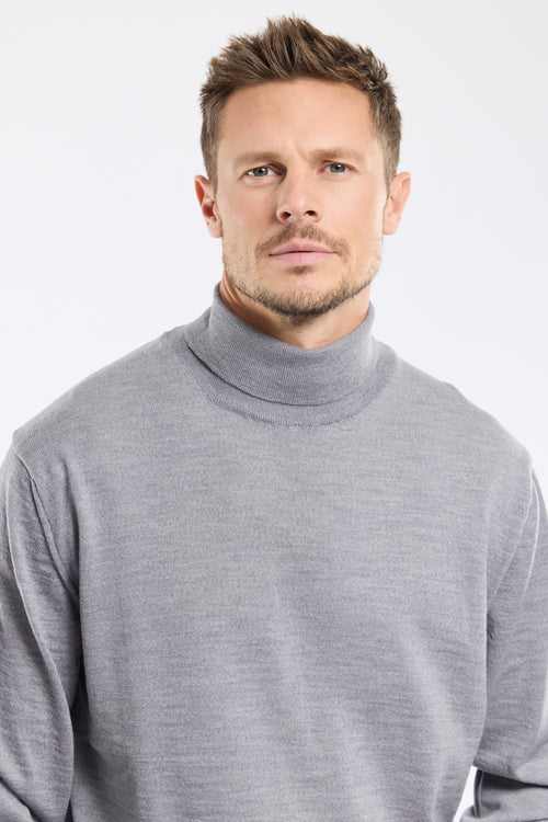 Pull col roulé - laine - Armor-lux - 3