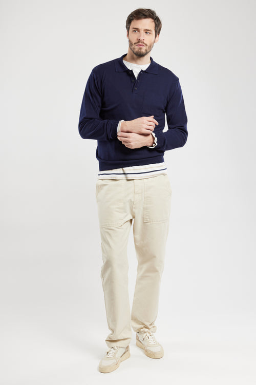 Long-sleeved polo shirt – cotton - Armor-lux - 4