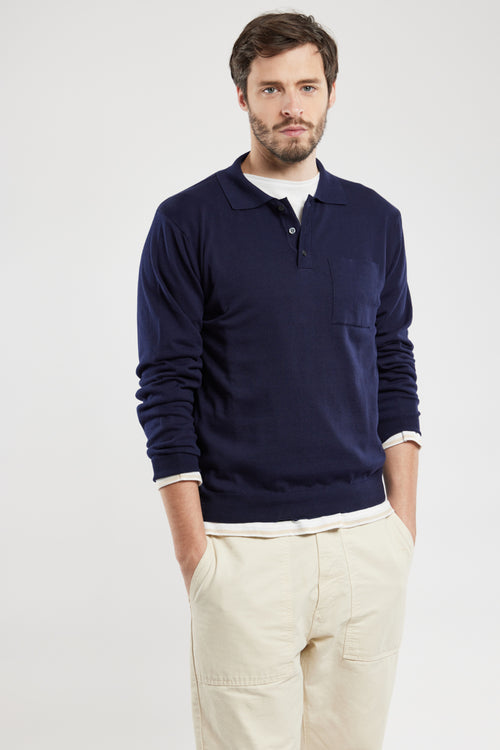 Long-sleeved polo shirt – cotton - Armor-lux - 1