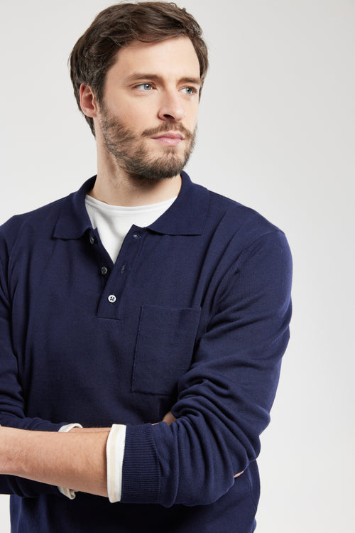 Long-sleeved polo shirt – cotton - Armor-lux - 2