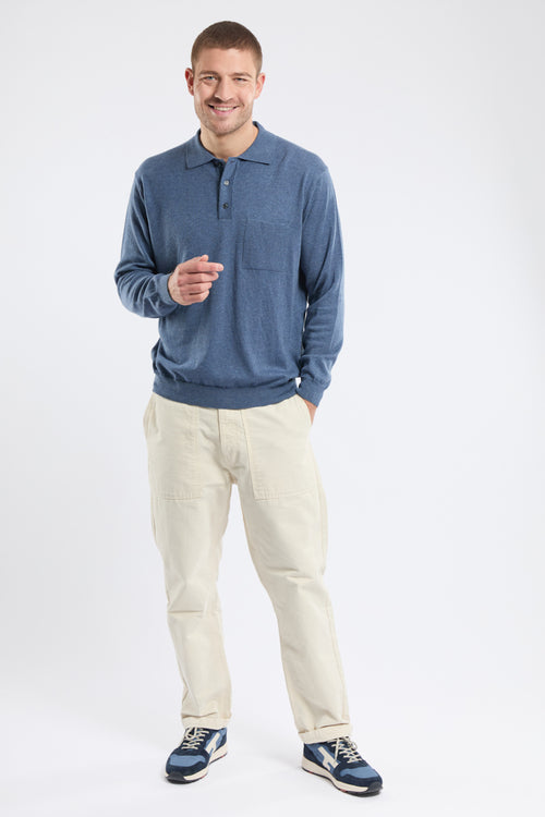 Bérac long-sleeved polo shirt - cotton - Armor-lux - 4