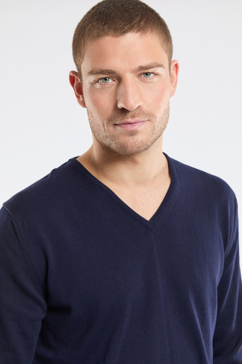 Pullover mit V-Ausschnitt - Baumwolle - Armor-lux - 4