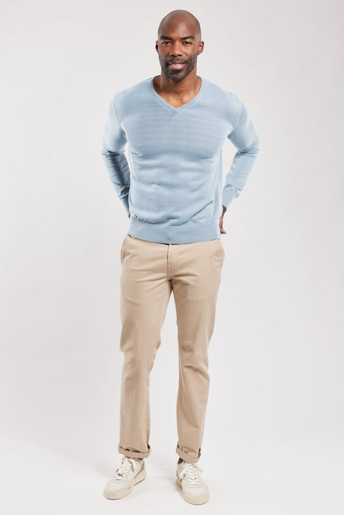 V-neck jumper - cotton - Armor-lux - 3