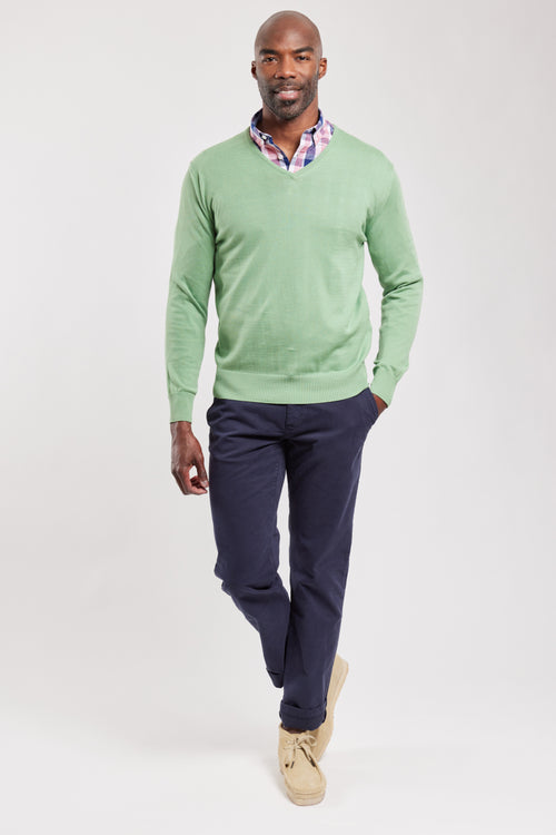 V-neck jumper - cotton - Armor-lux - 3