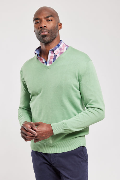 Pull col V - coton - Armor-lux - 4