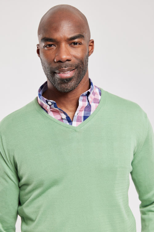 Pullover mit V-Ausschnitt – Baumwolle - Armor-lux - 2