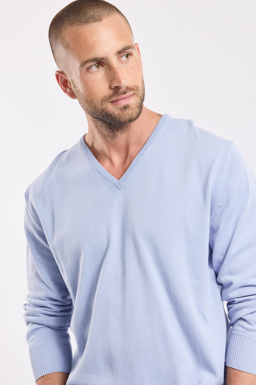 Pullover mit V-Ausschnitt – Baumwolle - Armor-lux - 3