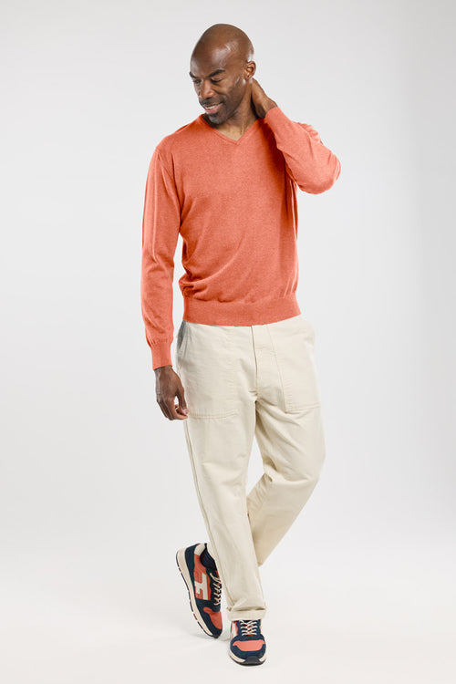 Pullover mit V-Ausschnitt – Baumwolle - Armor-lux - 3