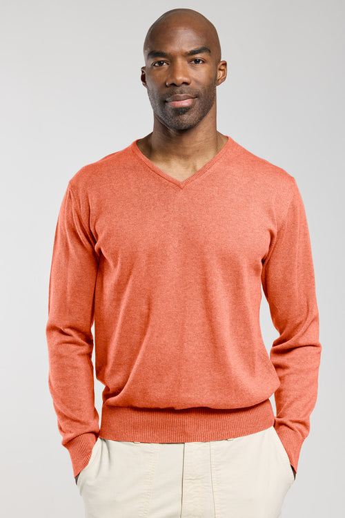 Pullover mit V-Ausschnitt – Baumwolle - Armor-lux - 1