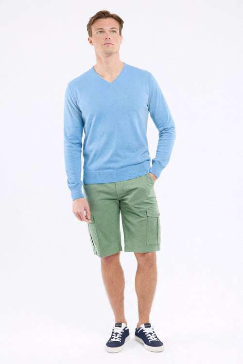 Pullover mit V-Ausschnitt - Baumwolle - Armor-lux - 3