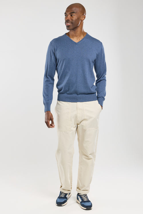 Pull col V - coton - Armor-lux - 4