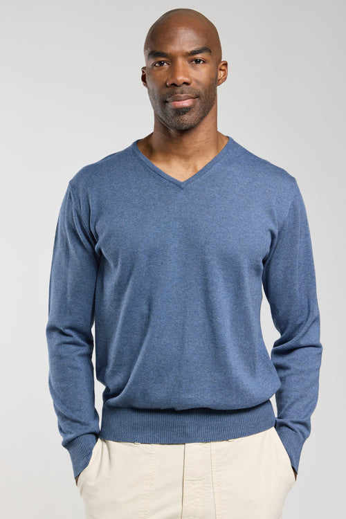 V-neck jumper - cotton - Armor-lux - 1