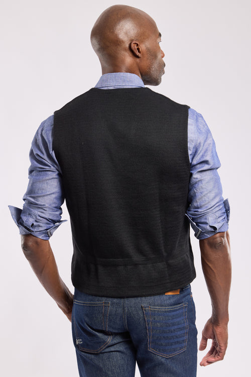 Gilet de tailleur Bérac - laine et acrylique - Armor-lux - 3