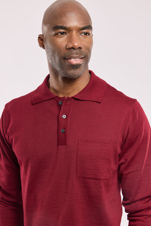 Polo manches longues Bérac - laine mérinos - Armor-lux - 2