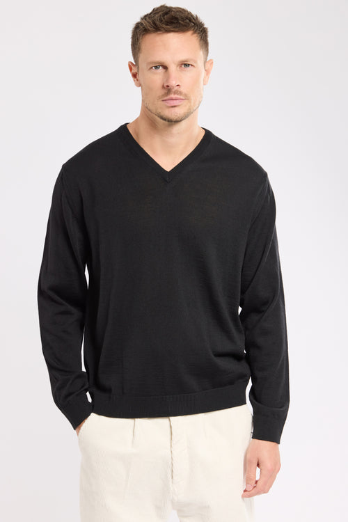 Pull col V - laine mérinos et acrylique - Armor-lux - 3