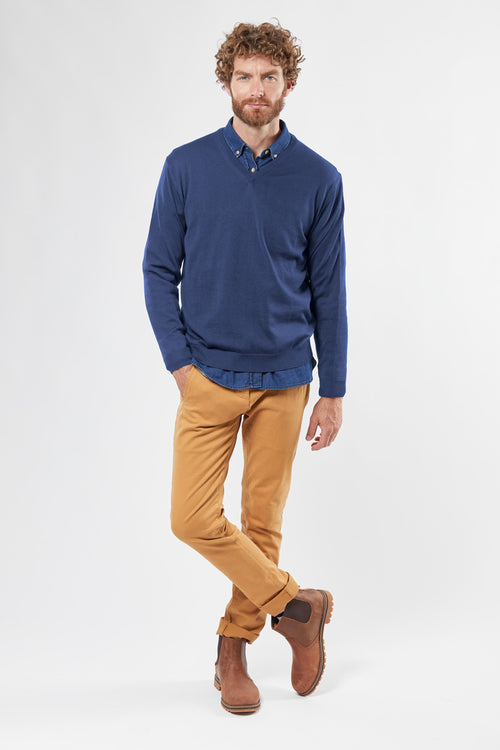 V-neck jumper – merino wool and acrylic - Armor-lux - 3
