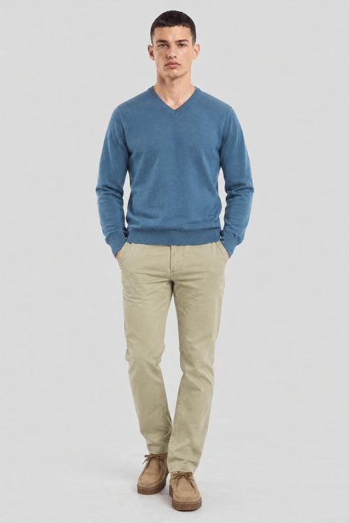 V-Ausschnitt Pullover Bérac - Merinowolle und Acryl - Armor-lux - 2