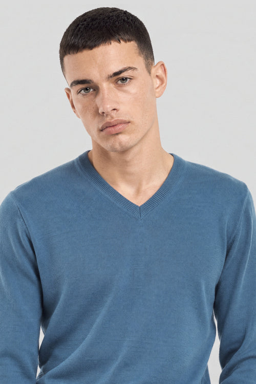 V-Ausschnitt Pullover Bérac - Merinowolle und Acryl - Armor-lux - 4