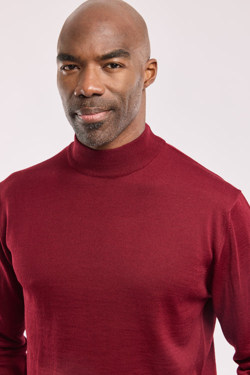 Bérac mock turtleneck jumper - merino wool - Armor-lux - 2