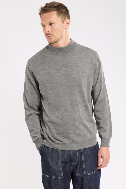 Turtle-neck jumper – merino wool and acrylic - Armor-lux - 1