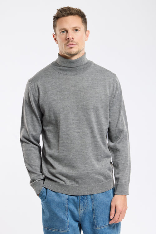Pull col roulé Bérac - laine mérinos - Armor-lux - 1