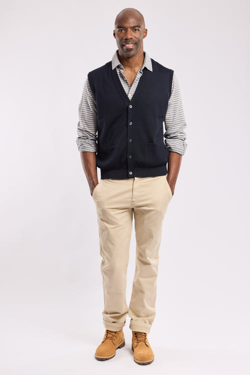 Cardigan boutonné Bérac - laine mérinos - Armor-lux - 3