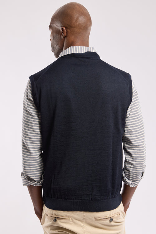 Cardigan boutonné Bérac - laine mérinos - Armor-lux - 5