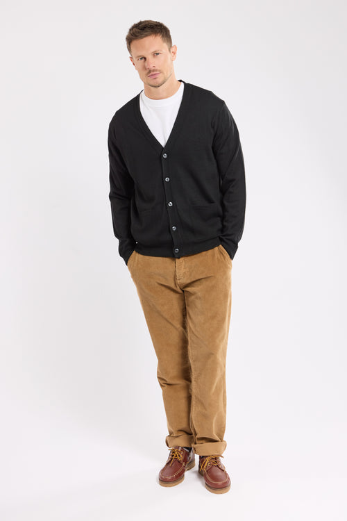 Strickjacke mit Knöpfen – Merinowolle und Acryl - Armor-lux - 4