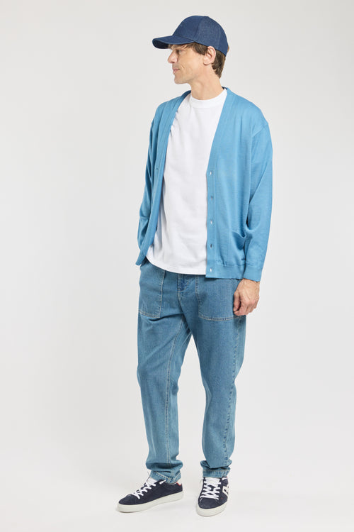 Cardigan boutonné - laine mérinos et acrylique - Armor-lux - 3