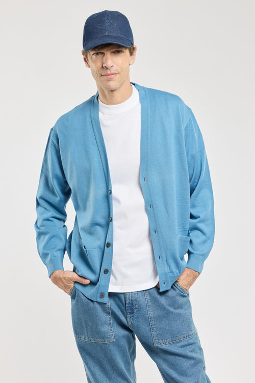 Cardigan boutonné - laine mérinos et acrylique - Armor-lux - 1
