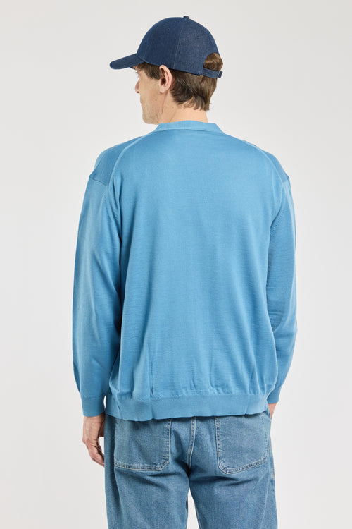 Buttoned cardigan – merino wool and acrylic - Armor-lux - 5