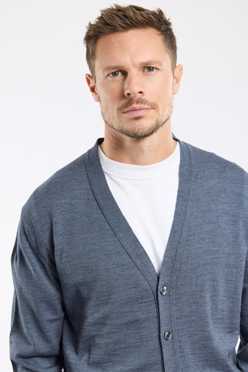 Strickjacke mit Knöpfen – Merinowolle und Acryl - Armor-lux - 2