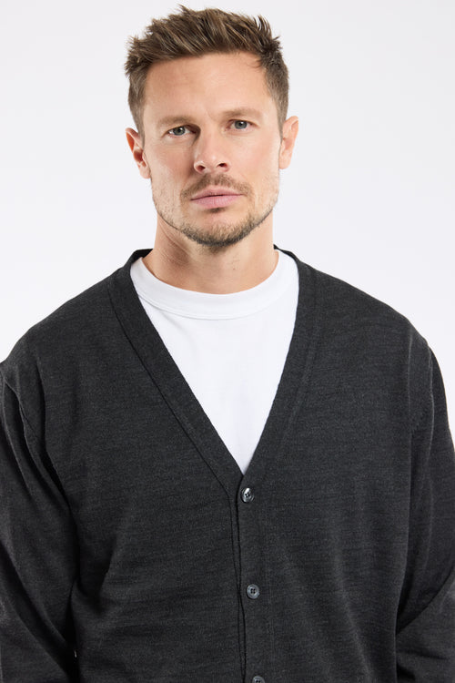 Strickjacke mit Knöpfen – Merinowolle und Acryl - Armor-lux - 2