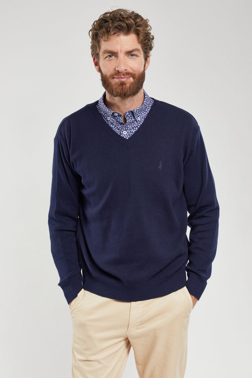 Pull col V - coton - Armor-lux - 1