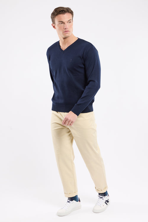 Pullover mit V-Ausschnitt – Baumwolle - Armor-lux - 2