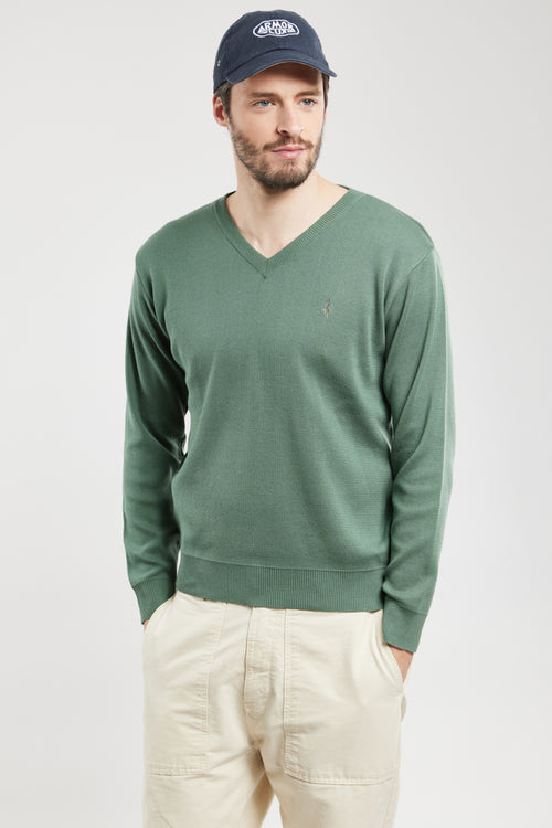 Pull col V - coton - Armor-lux - 1
