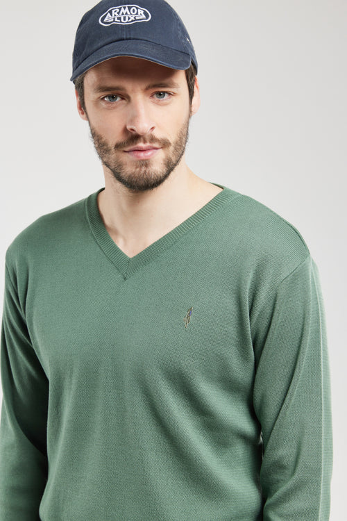 Pull col V - coton - Armor-lux - 4