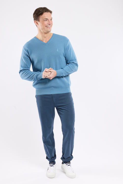 Pullover mit V-Ausschnitt – Baumwolle - Armor-lux - 3