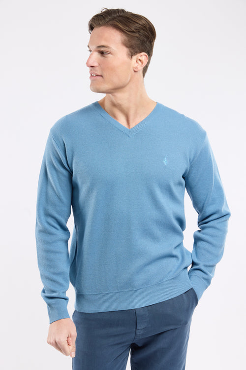 Pullover mit V-Ausschnitt – Baumwolle - Armor-lux - 4