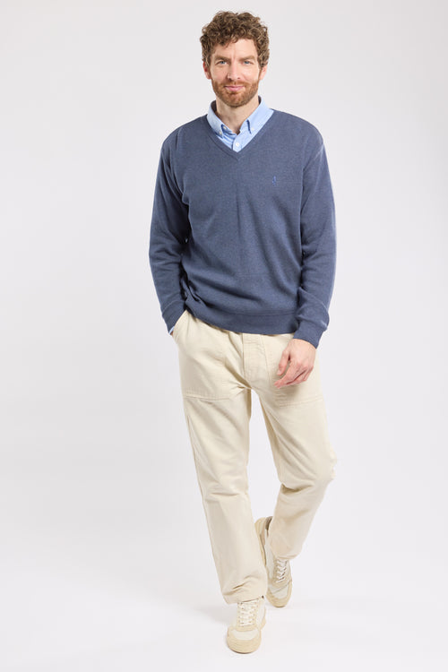 V-neck jumper - cotton - Armor-lux - 3