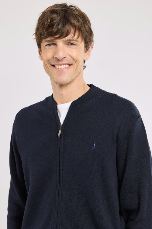 Zipped cardigan - cotton - Armor-lux - 2