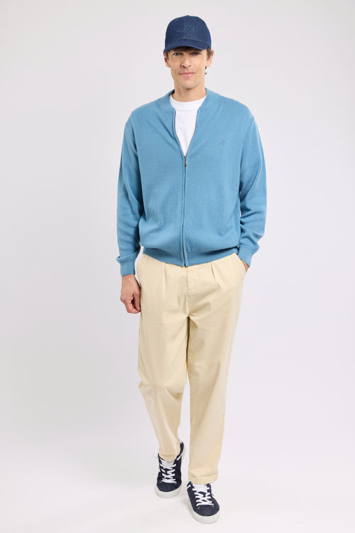 Zipped cardigan - cotton - Armor-lux - 3