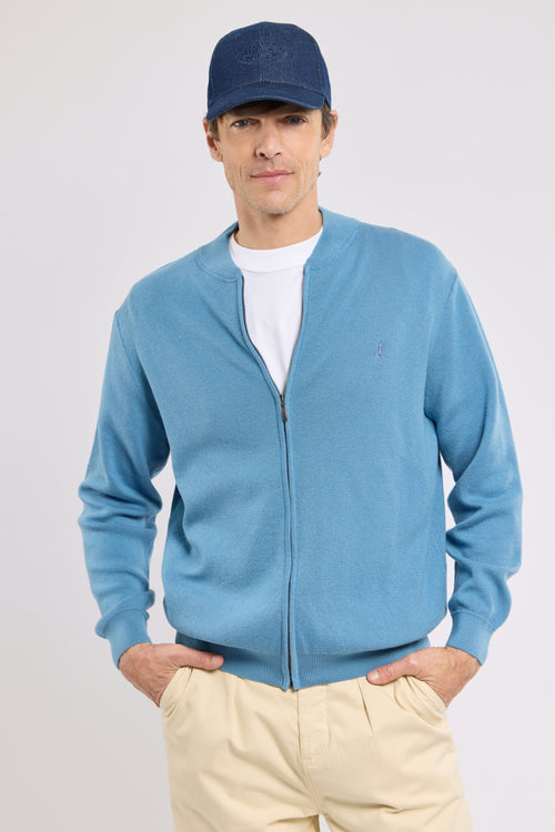 Gilet zippé - coton - Armor-lux - 1