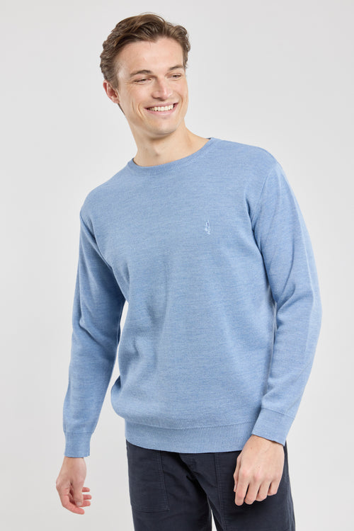 Pull col rond - laine mérinos et acrylique - Armor-lux - 4